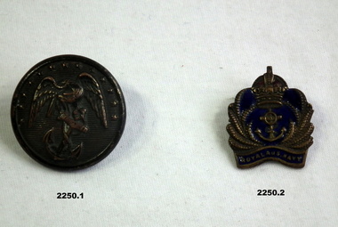 Button and badge, U.S and RAN