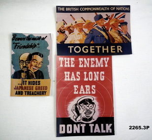 Three pamphlets aimed at the enemy WW2