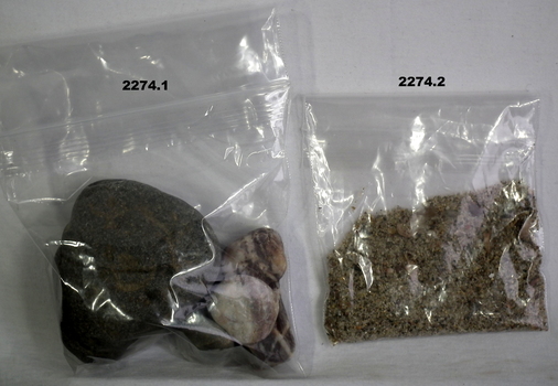Sand, cones, souvenirs from ANZAC Cove.