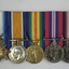 Court mounted medal set AIF WW1 WW2