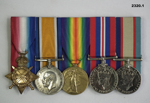 Court mounted medal set AIF WW1 WW2