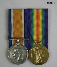 Court mounted medal set AIF WW1