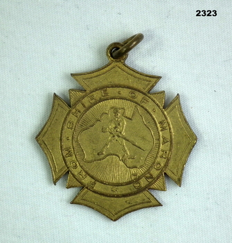 Marong Shire presentation badge AIF WW1