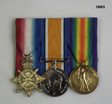 Court mounted medal set AIF WW1