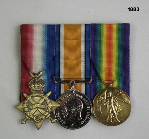 Court mounted medal set AIF WW1
