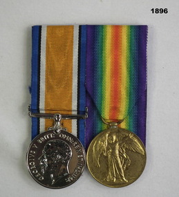 Court mounted medal set AIF WW2