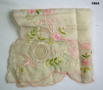 silk handkerchief sent home by a soldier to his sister.