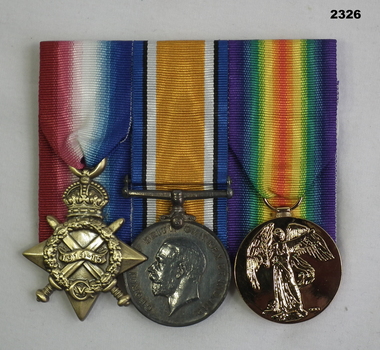 Court mounted medals set AIF WW1