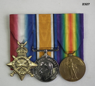 Court mounted medal set AIF WW1