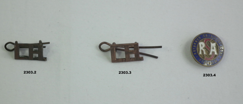 Light horse and soldiers association badges