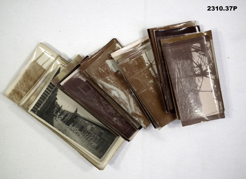 36 photos with most being war damage WW1
