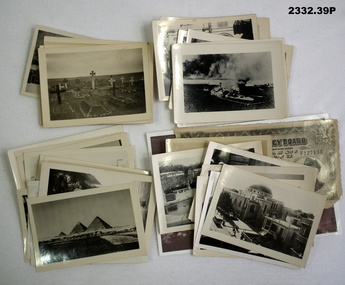 Series of photographs taken Middle East & New Guinea.