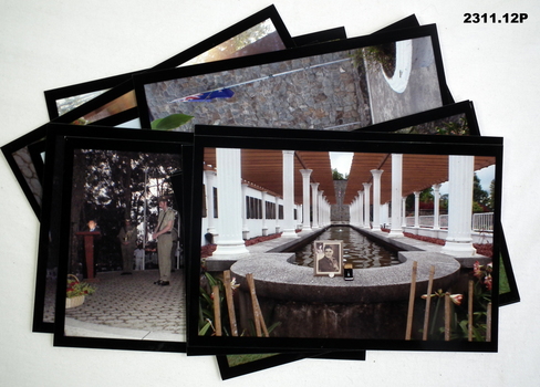 Twelve photographs taken at sandakan post WW2