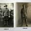Series of five photos relating to WW1