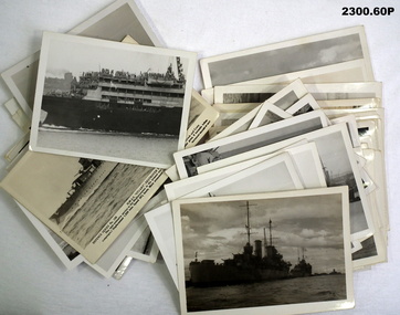 Series of 60 Navy photos taken in WW2