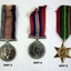 Three medals relating WW2 service.