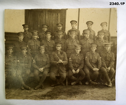 Series of eleven photos in a collection WW1.