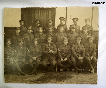 Series of eleven photos in a collection WW1.
