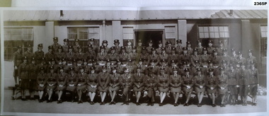 B & W photo showing a large group of RAAF Women.