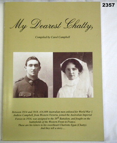 Book titled “My dearest Chatty”