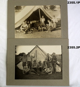 Four photos WW1 relating to two brothers.