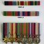 Miniature medals, ribbons AIF WW2