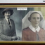 Two photos framed of WW2 nurse