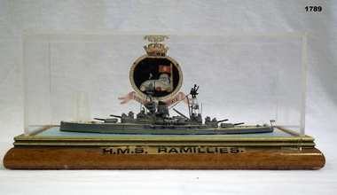 Small model of HMS Ramillies