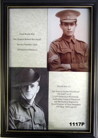 Photographs of soldier WW1 & WW2 service