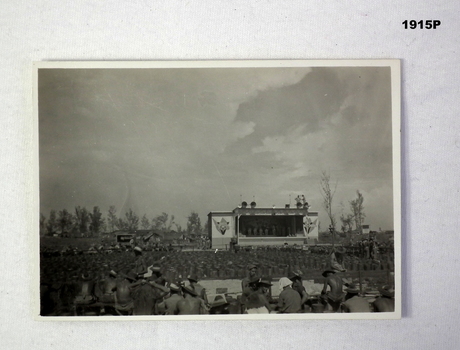 Photo of Gracie Field concert on Borneo.