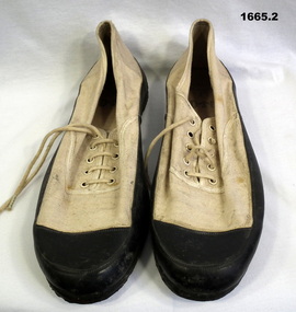 Pair of sand shoes military issue