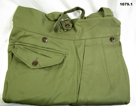 Pair of green Army issue work dress pants