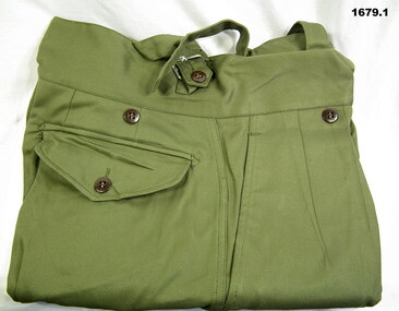 Pair of green Army issue work dress pants