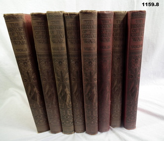 Books detailing the History of the Great War