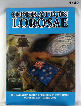 Book about the 1st Battalion Group Operation in East Timor