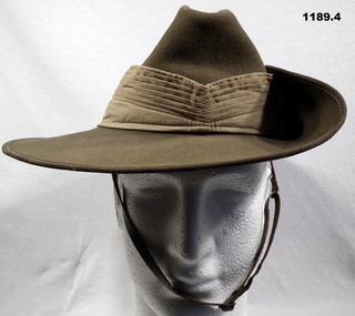 Slouch hat, part of a uniform set Army