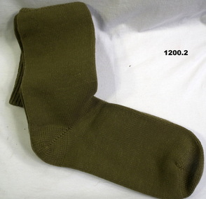 Pair of khaki issue military socks