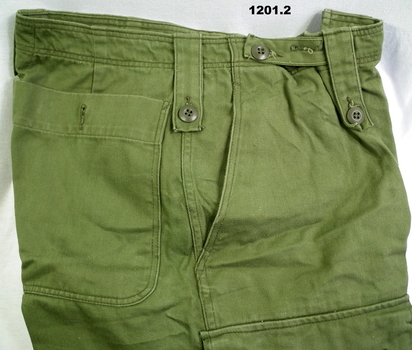 Green Army issue work dress pants