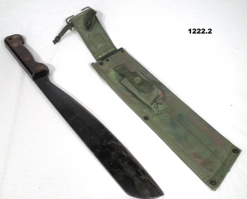 Vietnam era machete and scabbard