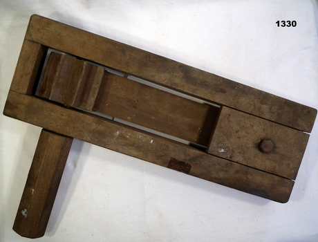 Gas alarm wooden used in WW1