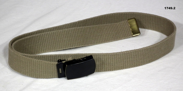 Belt for a set of polyester pants.