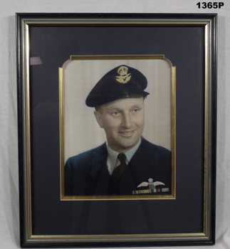 Colour portrait of an RAAF officer WW2