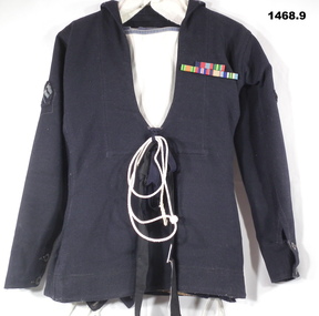 RAN uniform with service ribbons