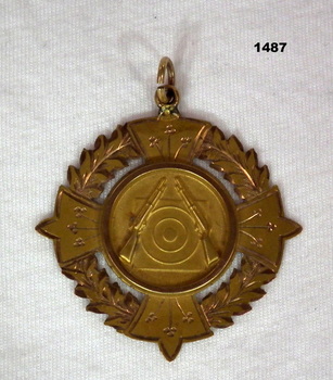 Medallion relating to Target shooting.