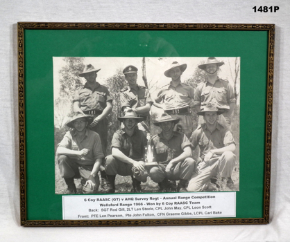 B & W photo 1966 at Wellsford rifle range