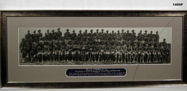 Photograph of the 7th reinforcements to the 38th Bn