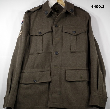 Australian 2nd AIF corporals tunic