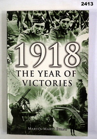 Book, the year of Victories 1918.