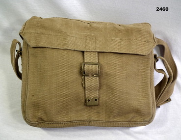 Webbing signals satchel dated 1943.