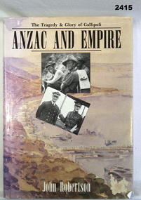 Book, ANZAC and the Empire.